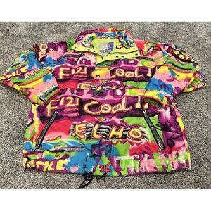 Vintage 90’s ELHO Freestyle Pull Over Jacket Retro Colorful